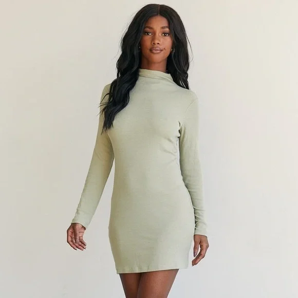 Princess Polly | Dresses | Nwt Princess Polly Kaitlyn Mini Dress Khaki |  Poshmark